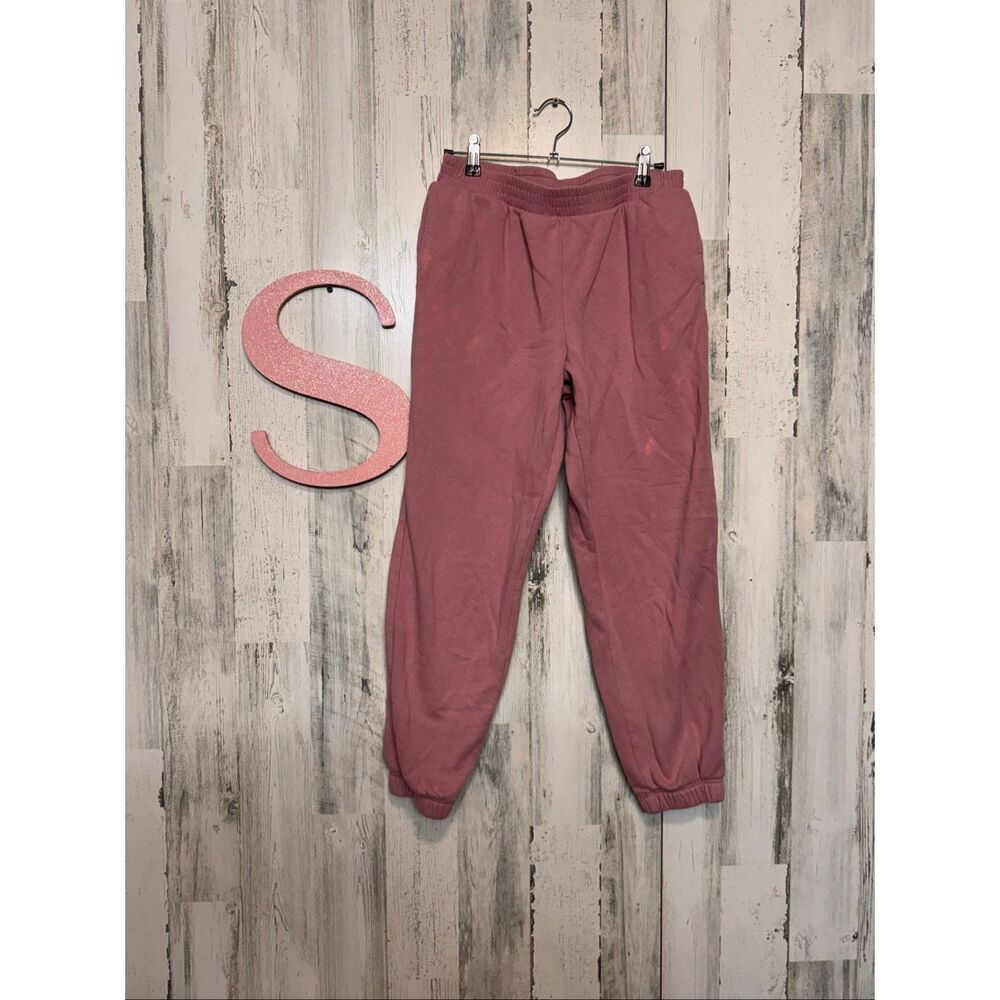 Women’s Pink Sweatpants Joggers Size Small – Cozy Fit, Elastic Waist & Cuffs